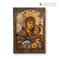 Quadretto in legno con la Madonna di Betlemme